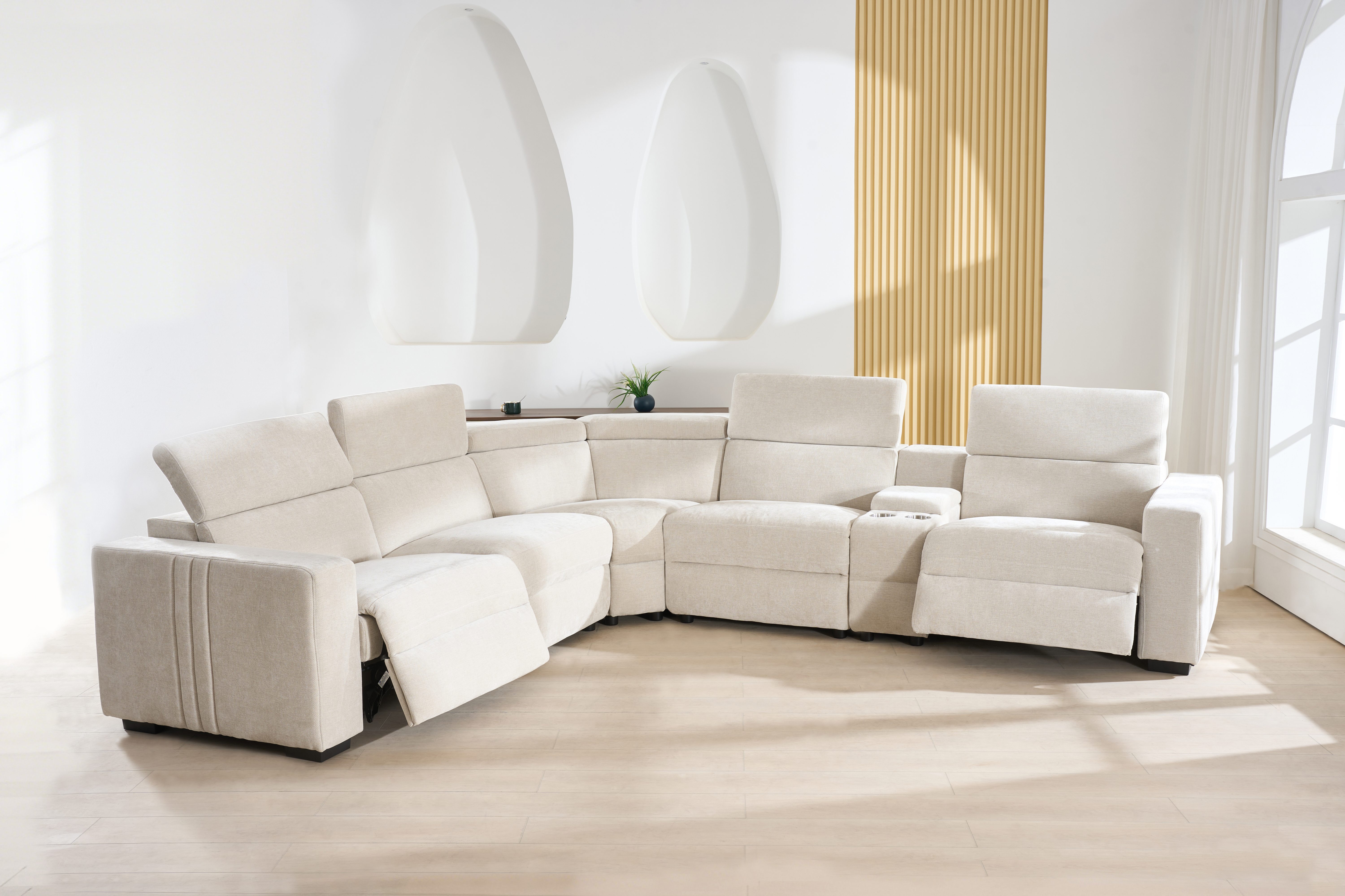 8815 SECTIONAL FUNCTION SOFA WITH ADJUSTABELE HEAD REST