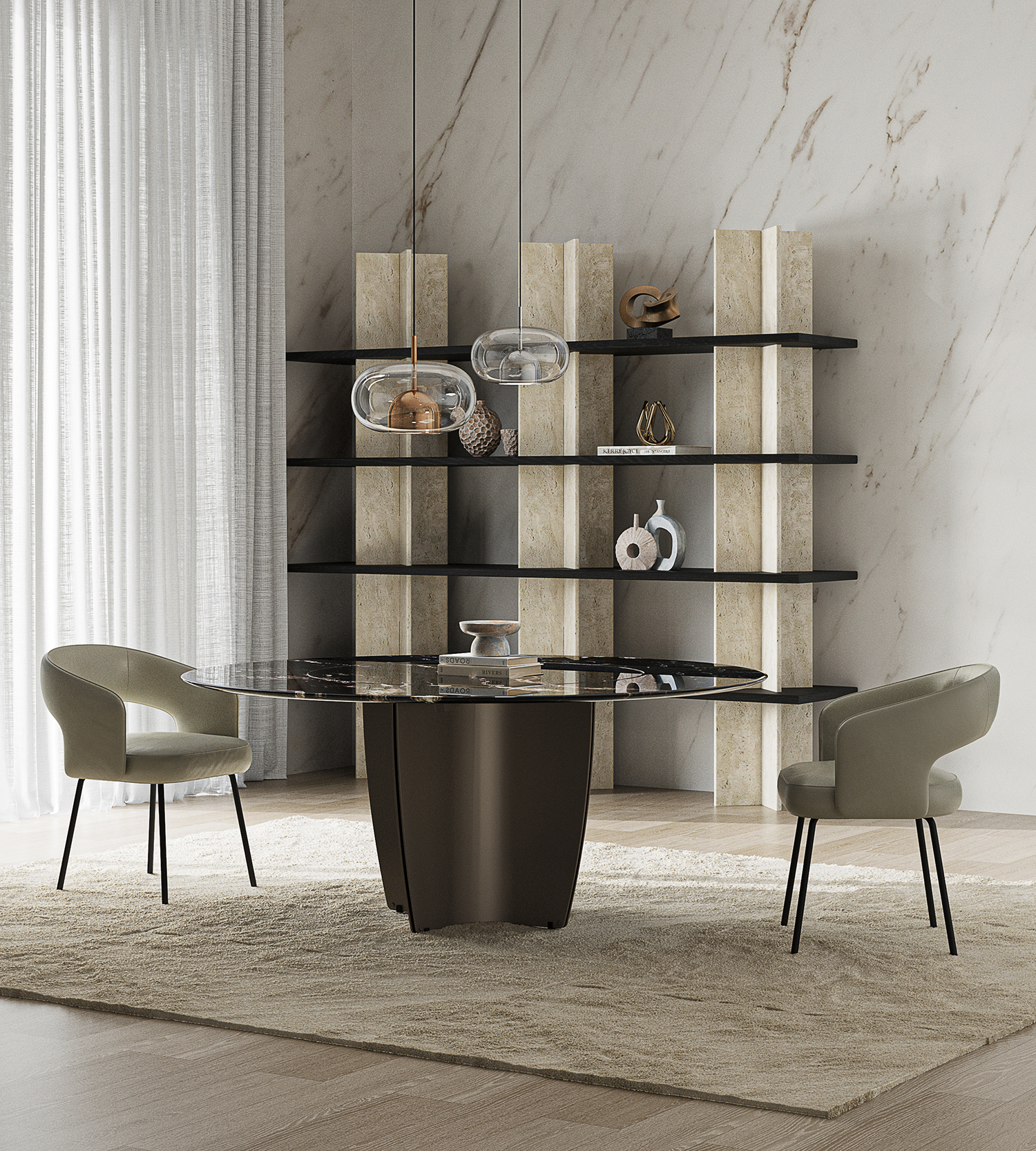 KT-6061 dining table
