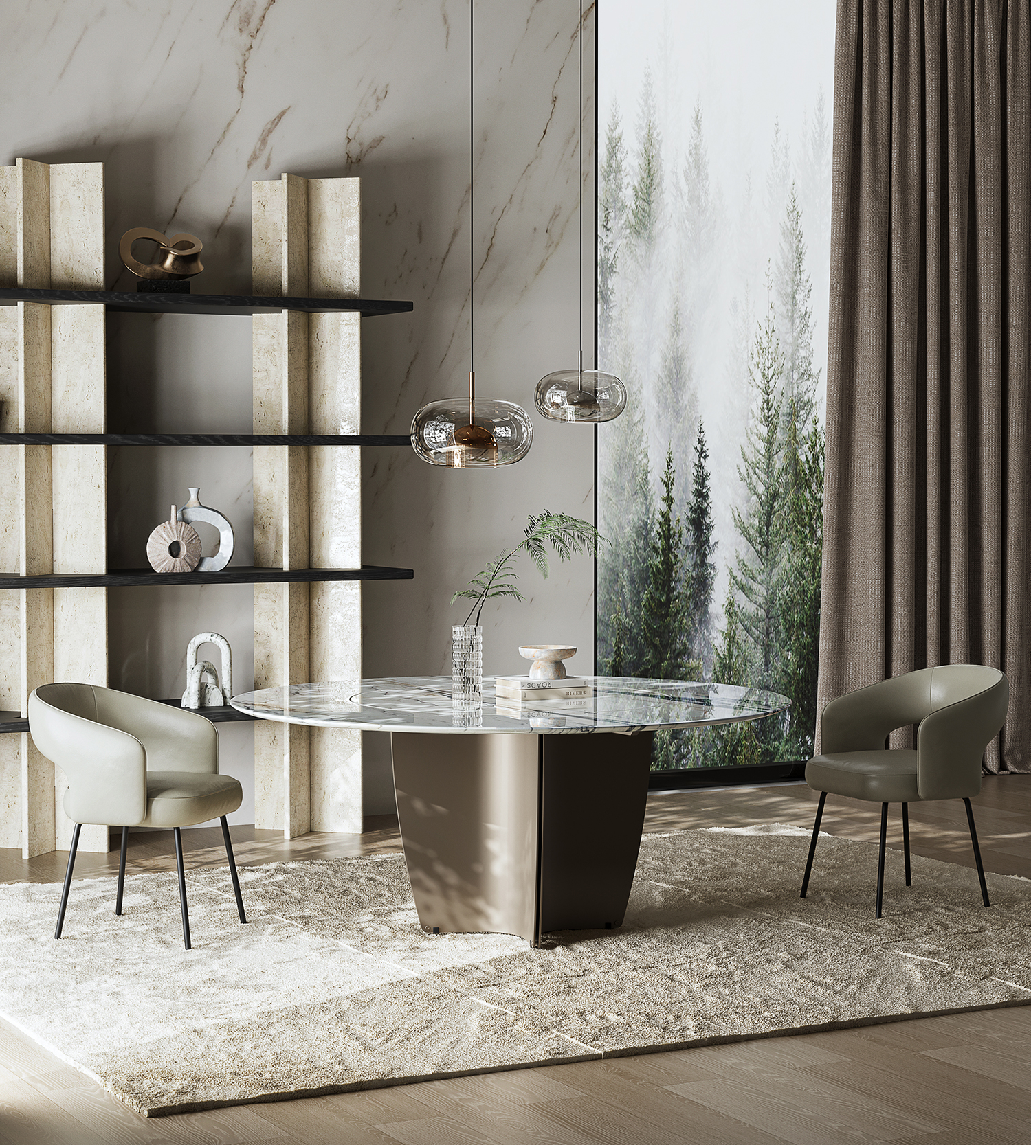 KT-6061 dining table