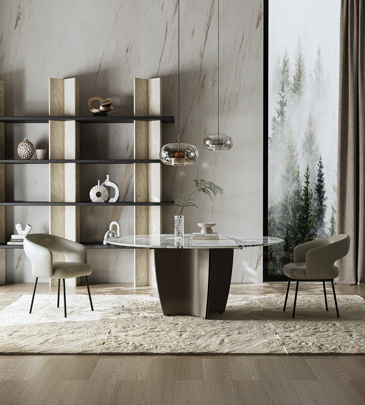 KT-6061 dining table