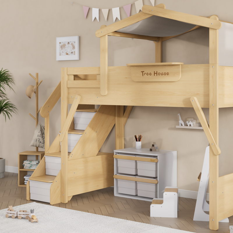 Boori Kids Treehouse King Single Loft Bed
