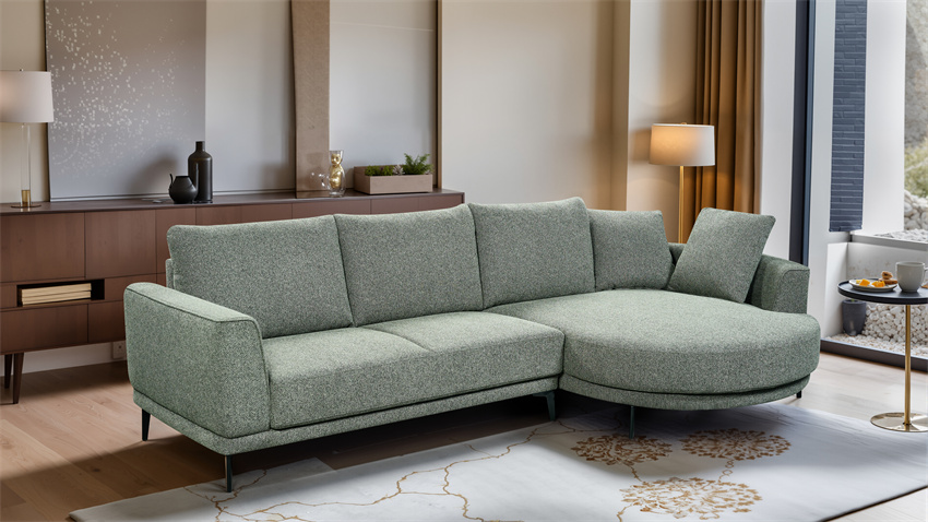 V1838 3 seat & round chaise