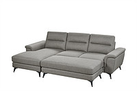 pholstered Modern Corduroy Modular Sectional Sofa Cloud Couch with Ottoman