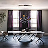Pastoral Style Solid Wood Extendable Dining Table