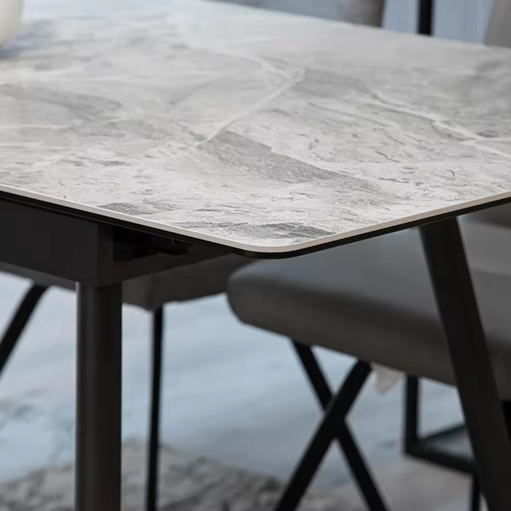Modern Luxury Extendable Marble Dining Table for Dining Room