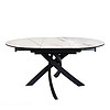 Modern Sintered Stone Marble Top Extendable Dining Table