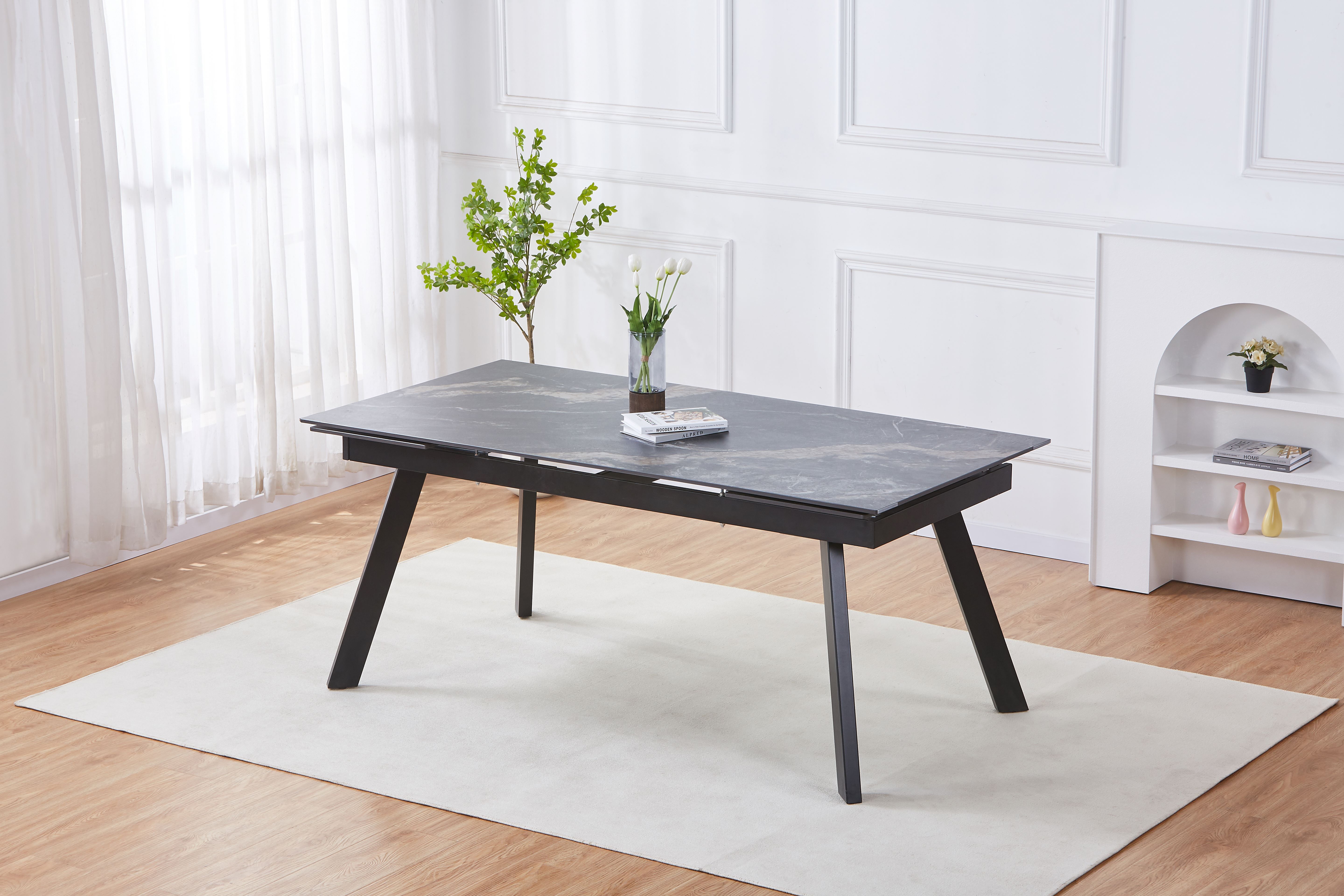 Ceramic Extandable Dining Table HTD1101