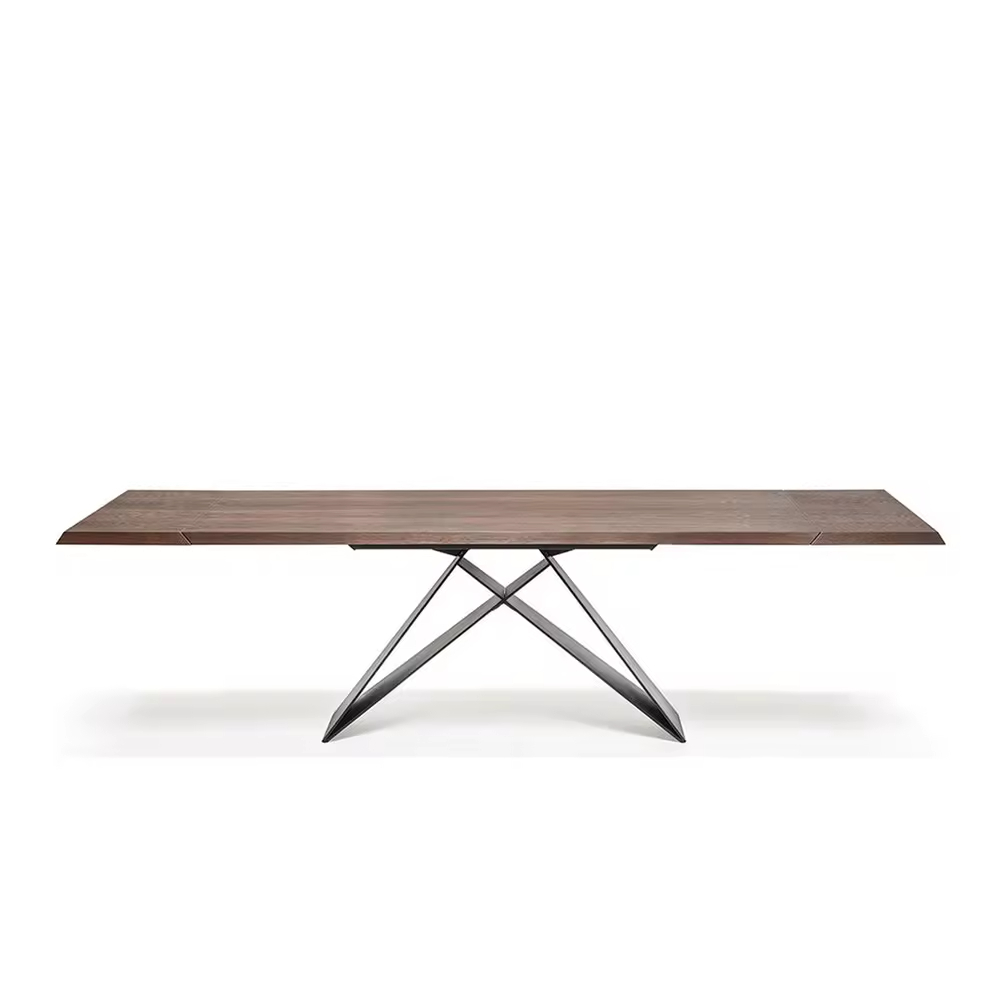 Pastoral Style Solid Wood Extendable Dining Table