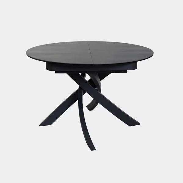Modern Sintered Stone Marble Top Extendable Dining Table