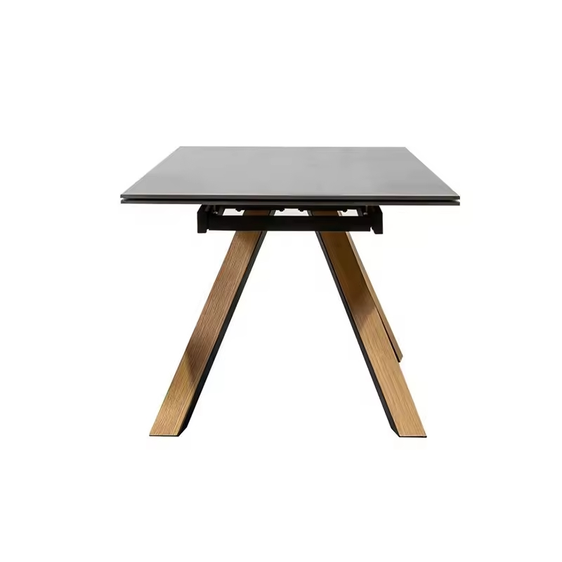 Rectangular Sintered Stone Expandable Dining Table