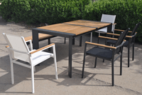 Basel dining set of 6