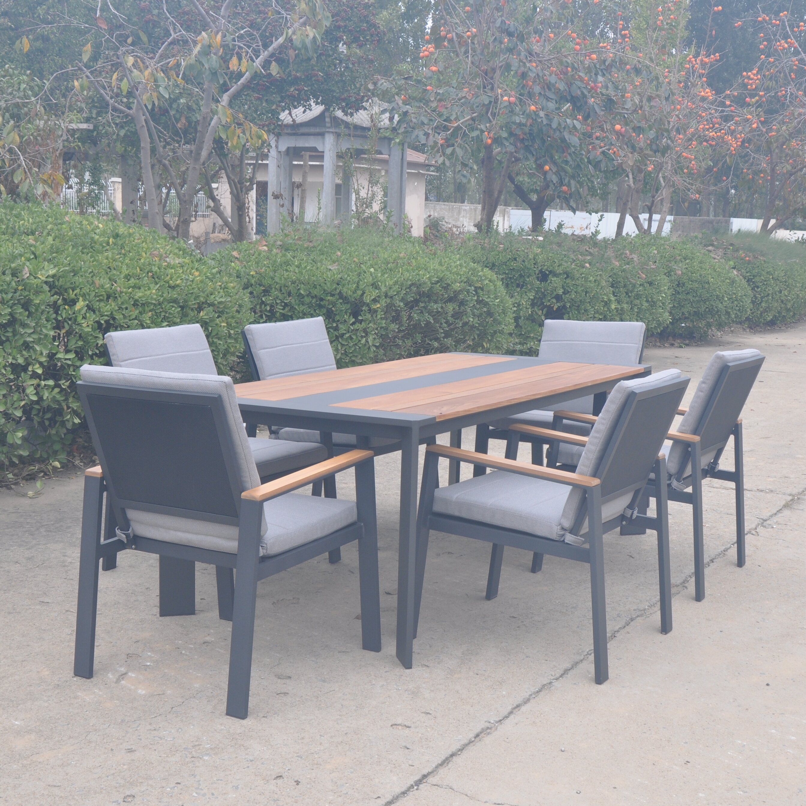 Basel dining set of 7