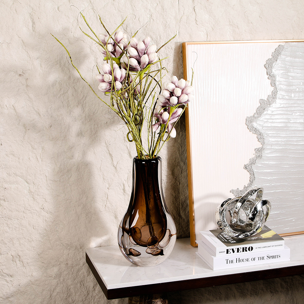 Kimdecor Handcrafted Crystal Vase (Furniture2025)