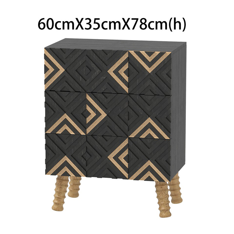 Three drawer cabinet