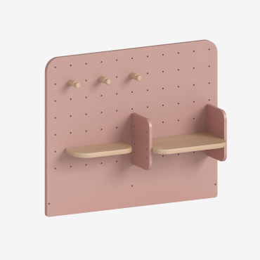 Boori AccessoriesToy Cabinet Pegboard Bookshelf
