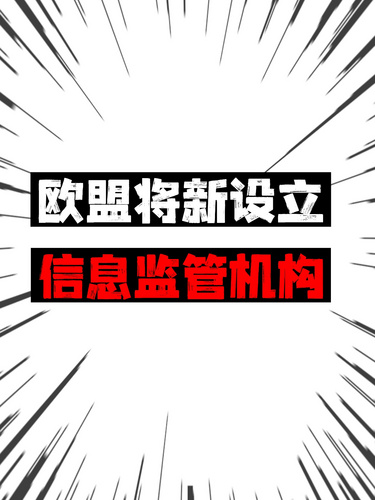 欧盟将新设立信息监管机构