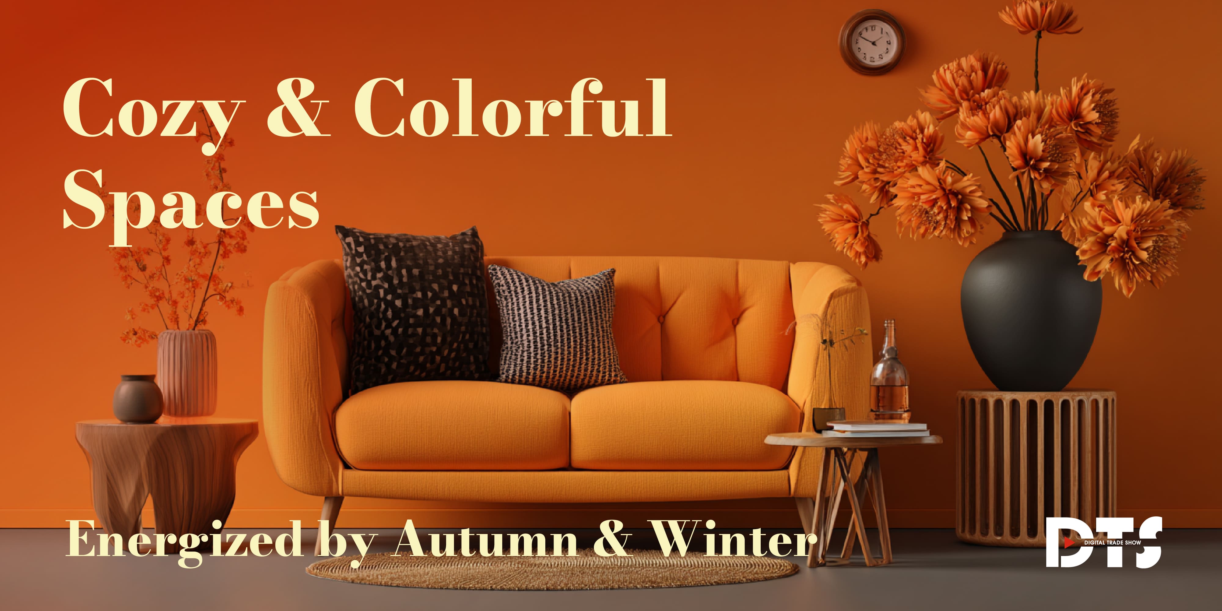 Cozy & Colorful Spaces, Energized by Autumn & Winter